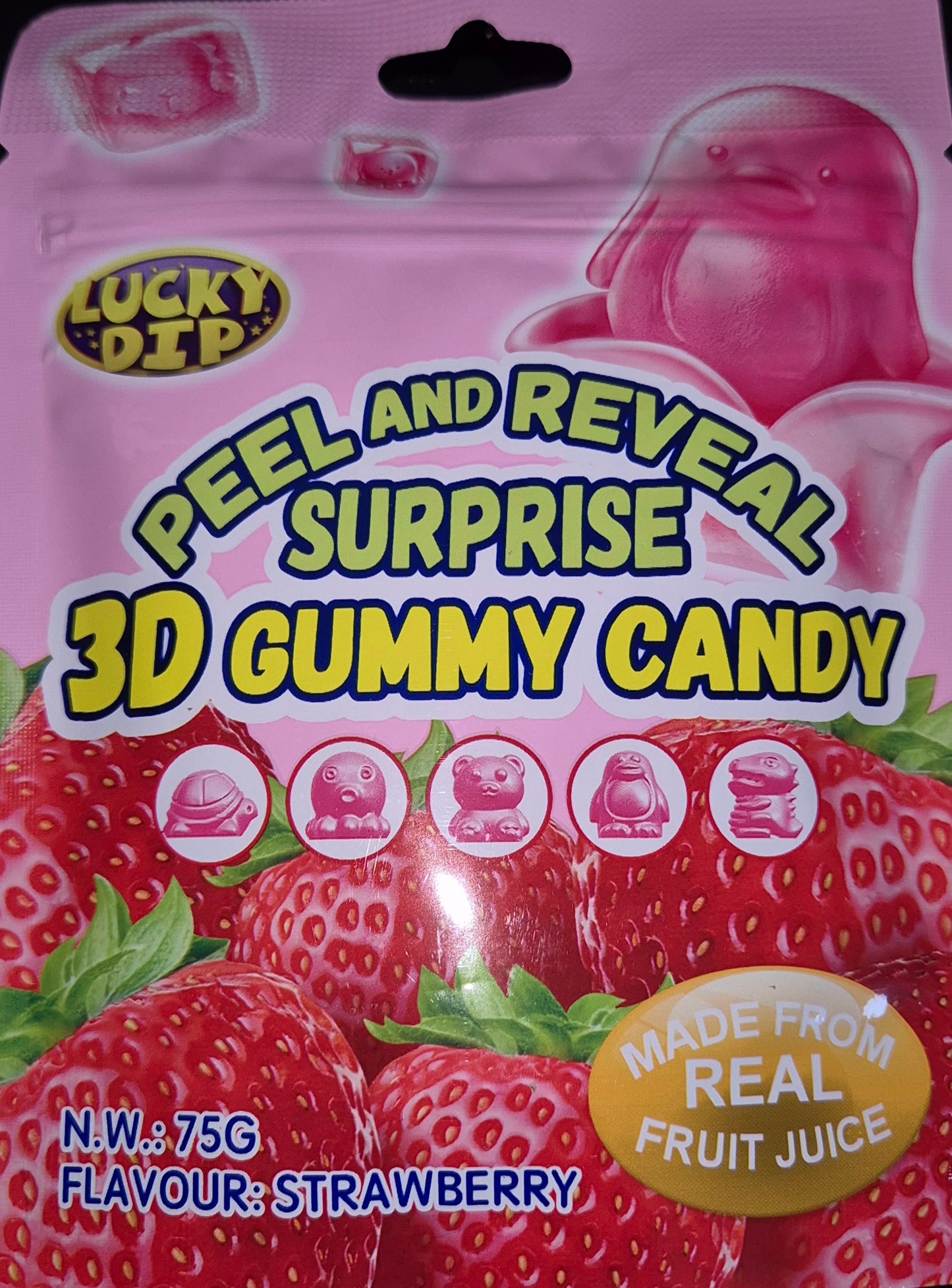 3D gummies 75g strawberry