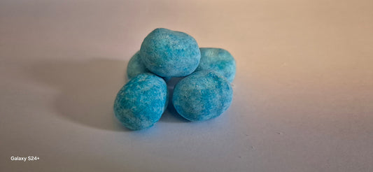 Blue raspberry bon bons per 100g (vegetarian, gluten free)