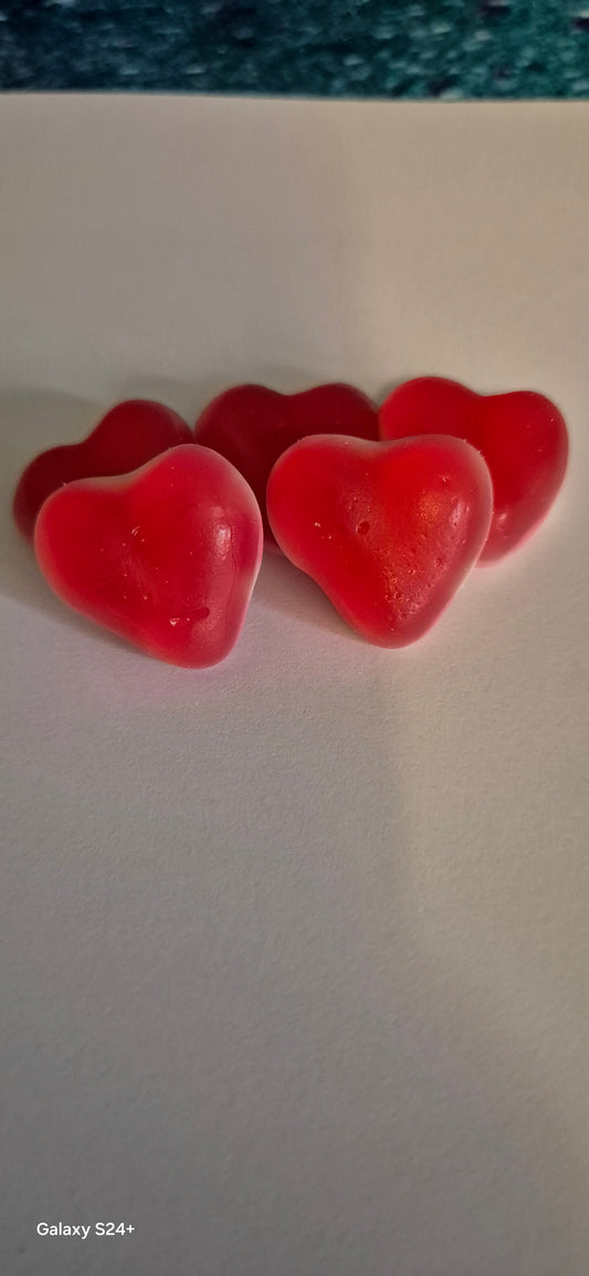 Heart throbs per 100g