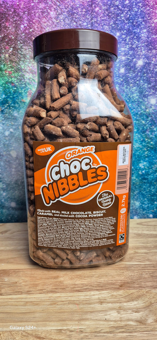 Choc nibbles orange