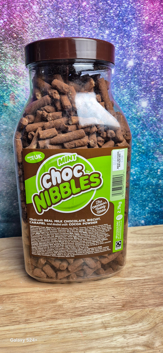 Mint chocolate nibbles