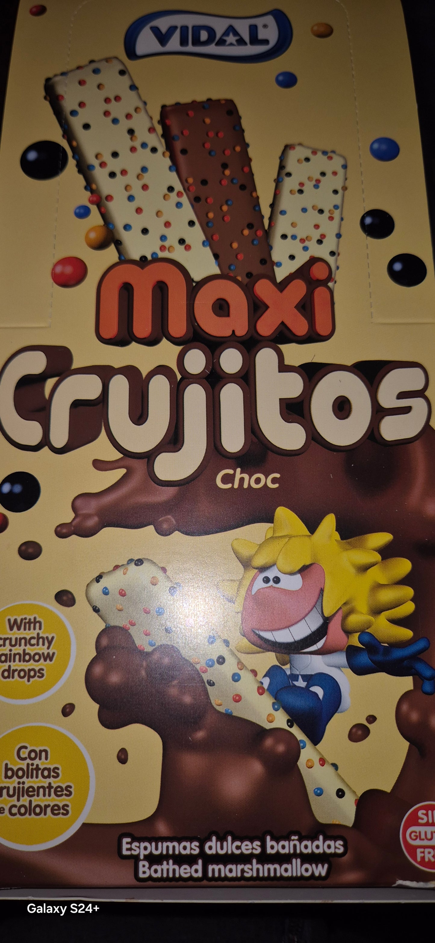 Milk chocolate maxi crujitos 5pk