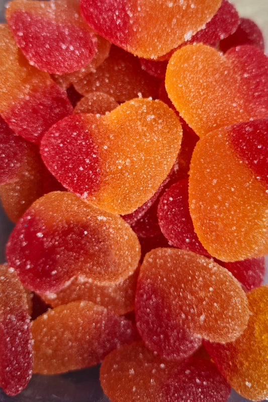 Peach Hearts 100g
