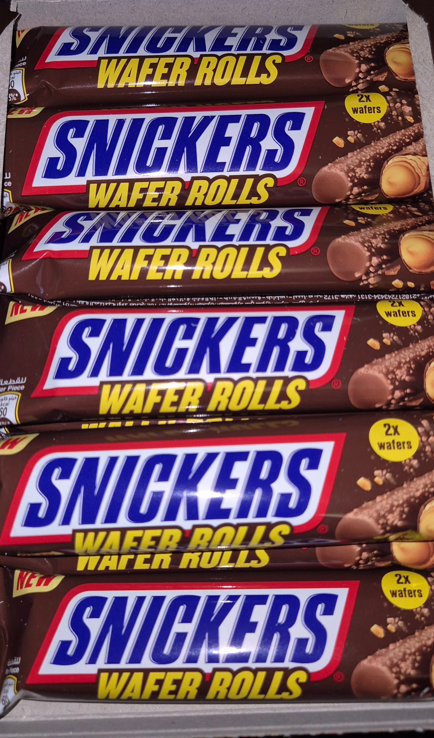 Snicker wafer rolls