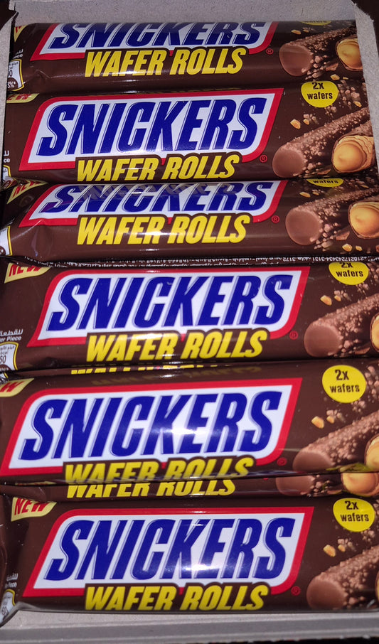 Snicker wafer rolls