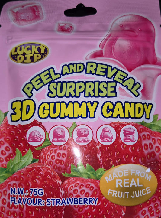3D gummies 75g strawberry