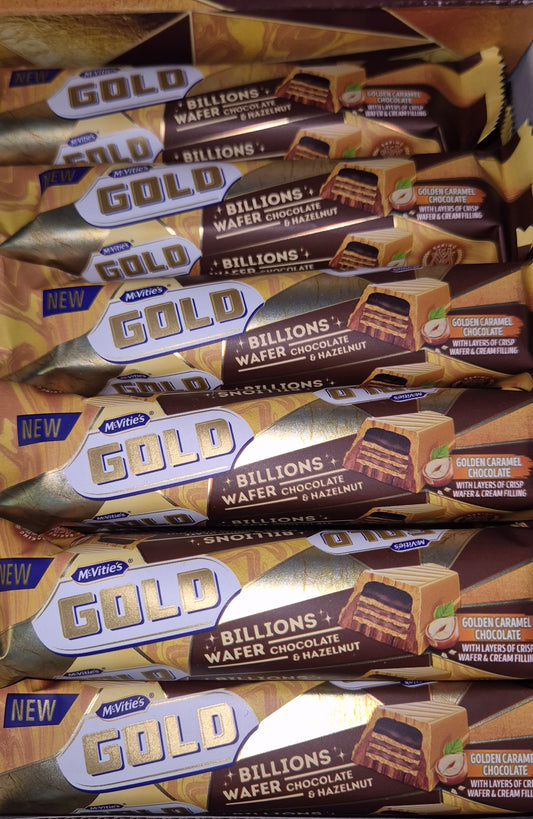 Billions wafer chocolate with hazlenut 39g