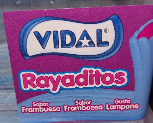 Blue raspberry rayaditos