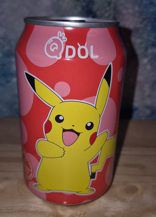 Pikachu strawberry flavoured drink