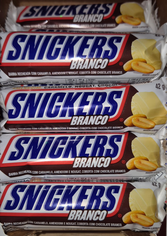 White chocolate snickers
