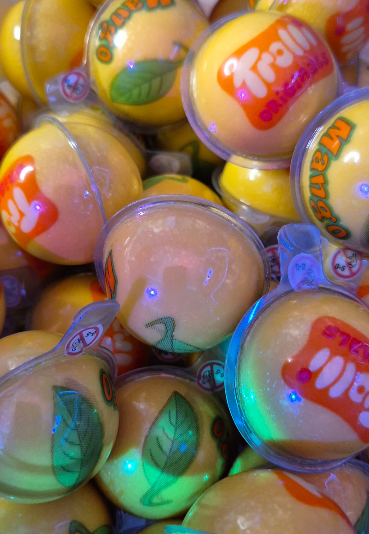 Mango flavour bombs