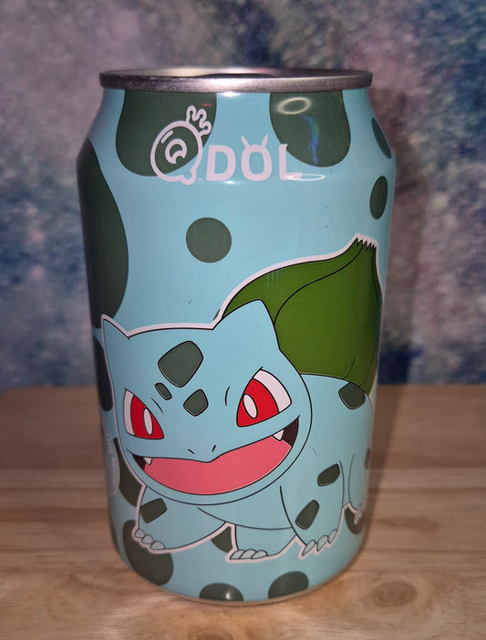Bulbasaur grape flavoured drink