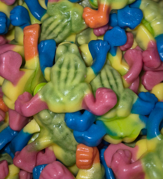 Jelly filled frogs 100g