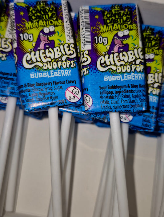 Chewbies Duo Pop Bubbleberry 10g