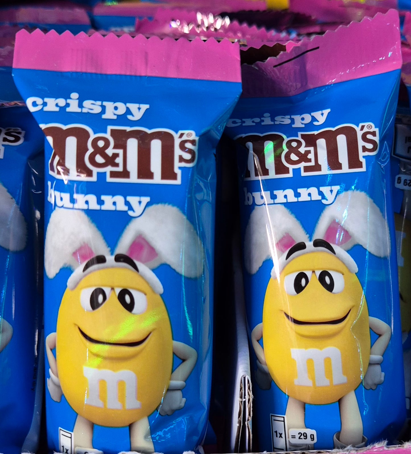 Crispy m&m bunny's x2