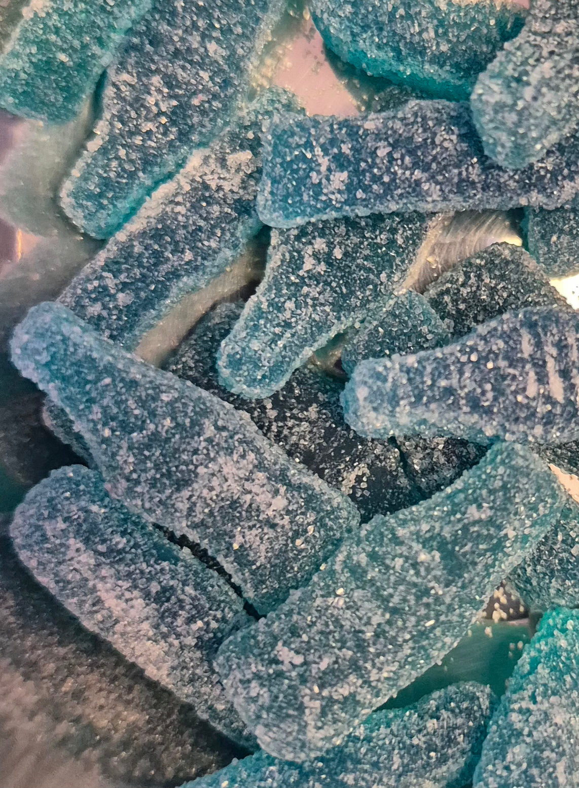 Blue raspberry bottles 100g