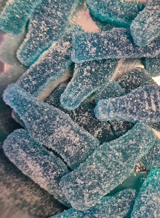 Blue raspberry bottles 100g