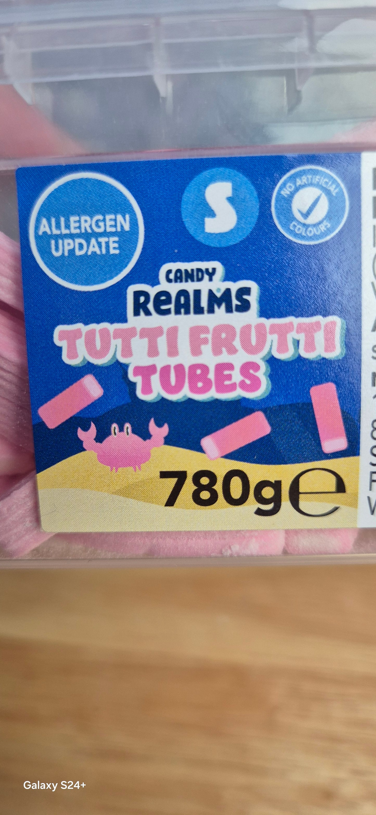 Tutti fruiti tubes 100g