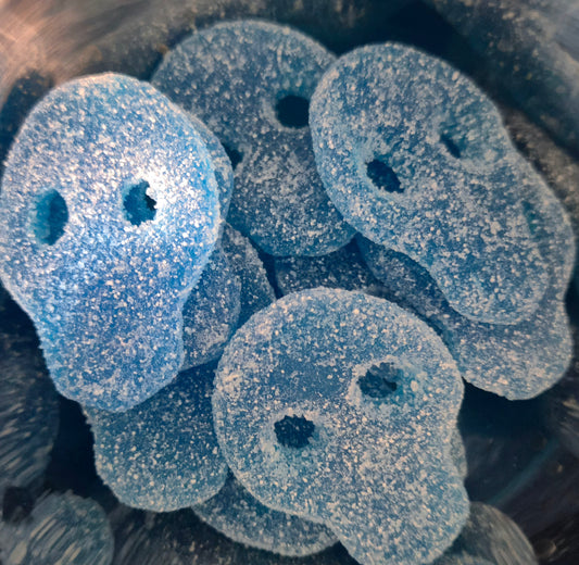 Fizzy Blue Skulls 100g