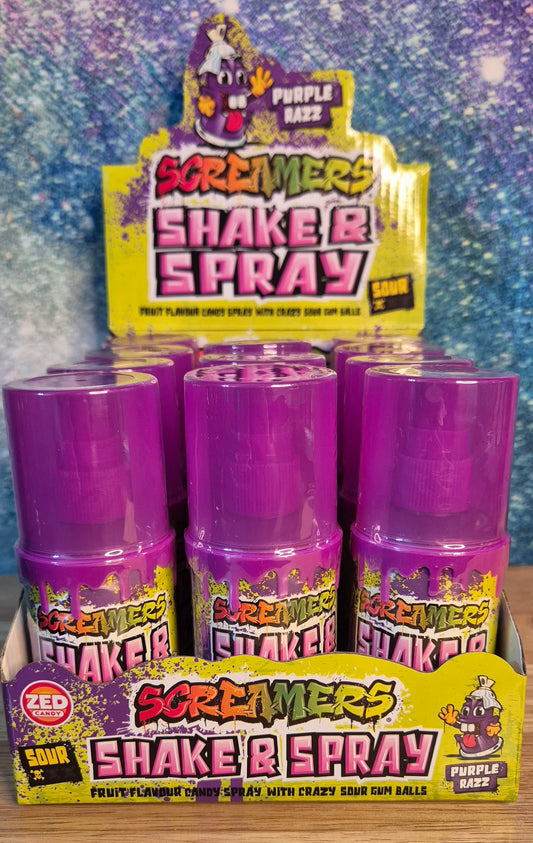 Screamers Purple Raspberry Shake & Spray 60ml