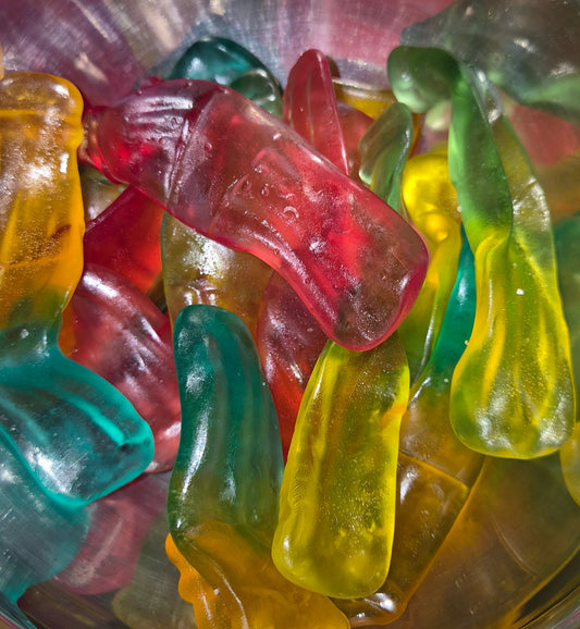 Giant fruity bottles 100g