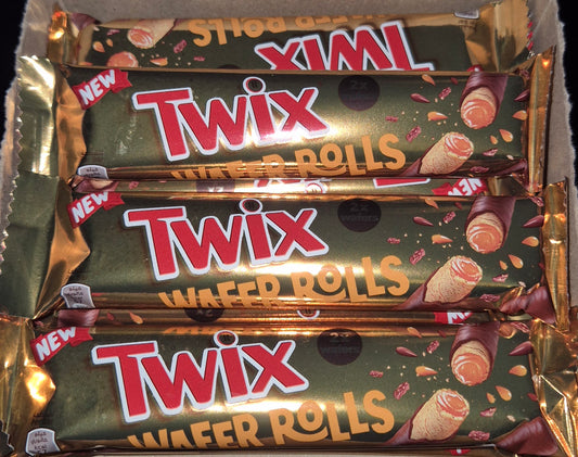 Twix wafer rolls